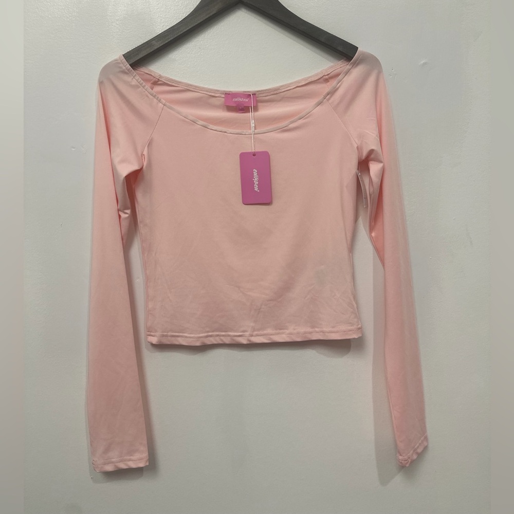 nwt edikted off the shoulder long sleeve